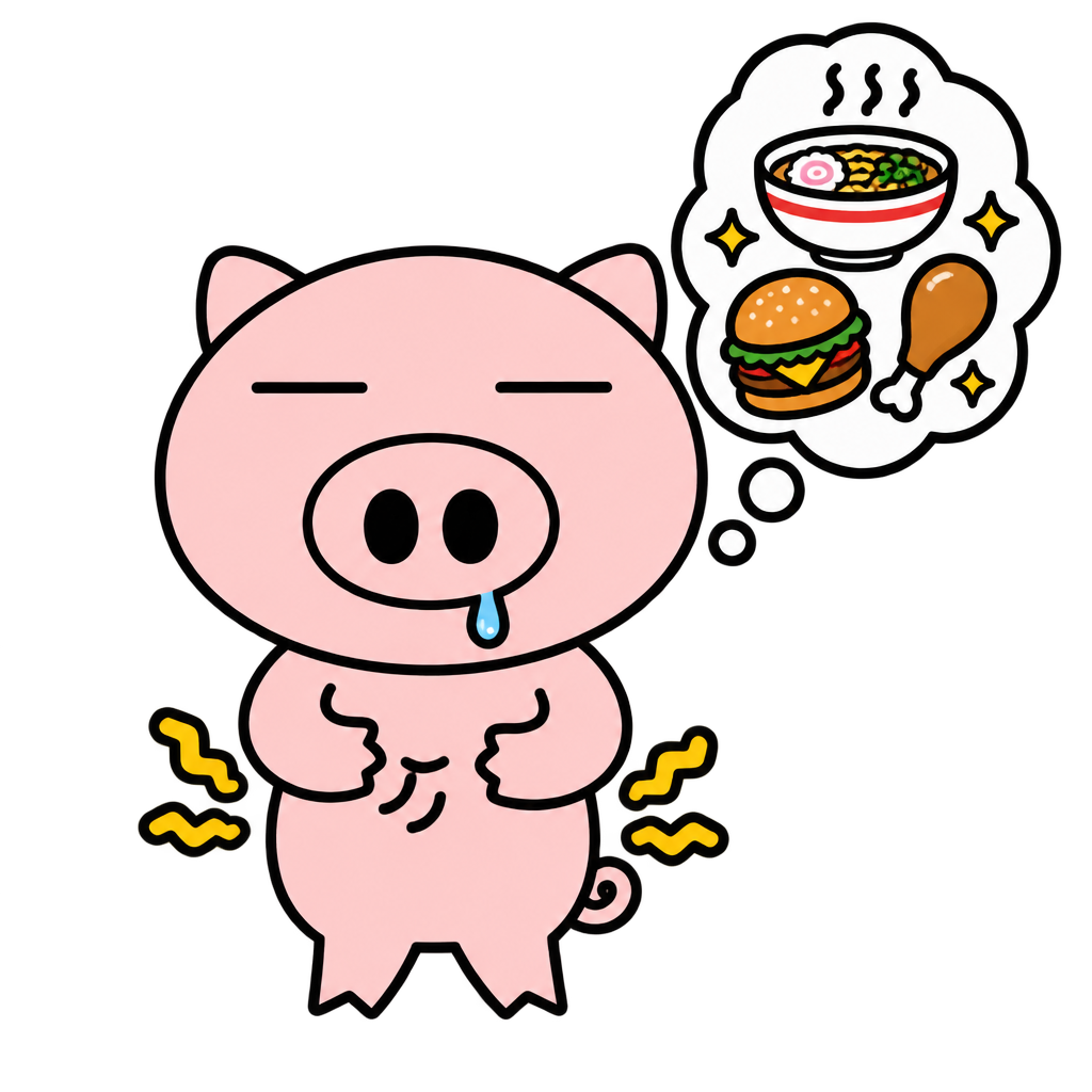 はらへったぶぅ！